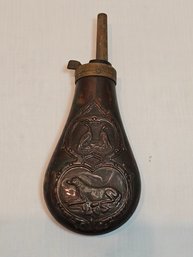 Antique Brass Powder Flask