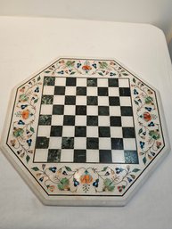 Beautiful Marble With Inlay Chess Board