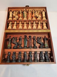 Moriarty Charlemagne Hand Carved Wooden Chess Set