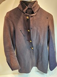 Civil War Blue Wool Overcoat