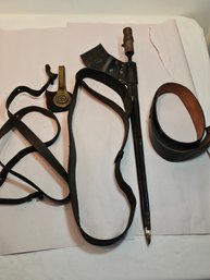 Us Army Civil War Era Belts And Bayonet Lot