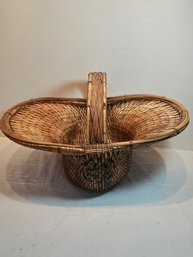 Antique Bamboo Basket