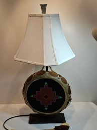 Native American Drum Lamp