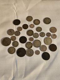 Old Foreign Coins Lot