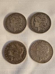 Lot Of 4 New Orleans Morgan Silver Dollars