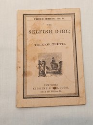 The Selfish Girl Antique Mini Book