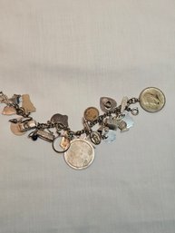 Silver Charms Bracelet