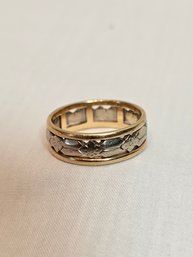 14k Gold Men's Wedding Band Ring