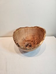 Rock Maple Burl Bowl By Michael J Holmquist