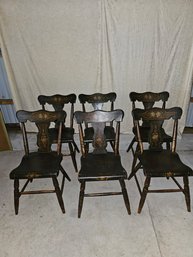 Antique Pennsylvania Dutch Chairs Lot