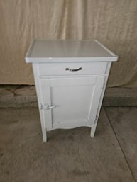 Vintage Metal Top Garage Storage Cabinet