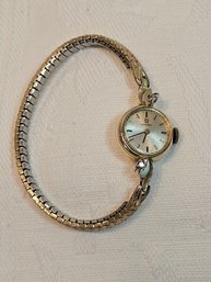 Ladies 14k Gold Omega Watch