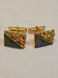 10k Gold Cufflinks