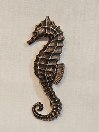 Danish Sterling Seahorse Pin