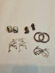 Sterling Earrings Lot