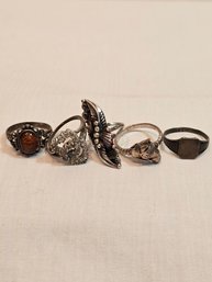 Sterling Rings Sized 7 To 9