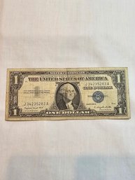 1957a Silver Seal Dollar Bill