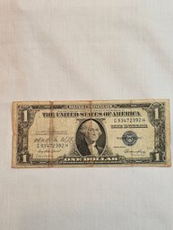 1935e Reverse Print Error Dollar