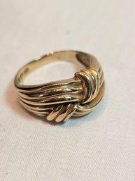 14k Gold Tied Knot Ring