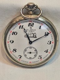 Helbros 17 Jewels Railroad Pocketwatch