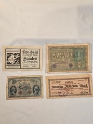 Old German Paper Notes