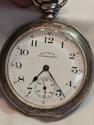 Dueber Hampden Coin Silver 21 Jewels Pocketwatch