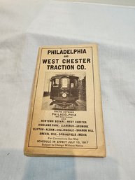 1918 Philadelphia Trolley Map And Schedule