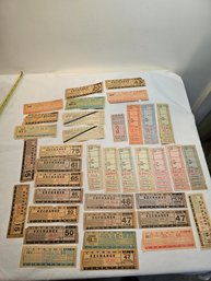 Antique Railroad Ticket Lot