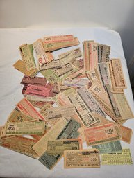 Massive Antique Tickets Lot