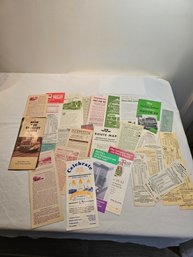 Trolley Pamphlets And Schedules Lot