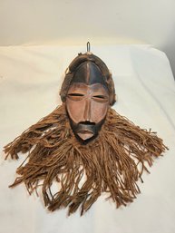 Hand Carved West African Wooden Mask