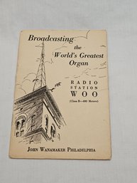 1923 Radio Station Pamphlet