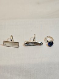 Adjustable Sterling Rings Lot