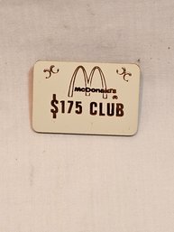 Rare McDonald's $175 Club Pin