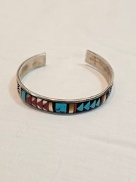 Handmade Zuni Silver Bracelet