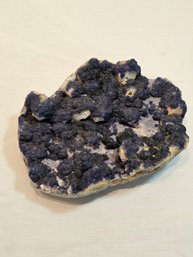 Dark Blue Botryoidal Fluorite Specimen