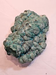 Chrysocolla On Malachite Specimen