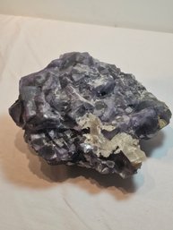 Massive Flourite Crystal Specimen