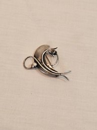 Sterling Brooch Signed Folmere Denmark