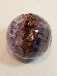 Amethyst Agate Sphere