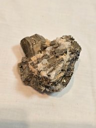 Pyrite And Calcite Specimen