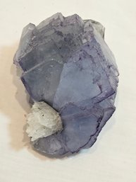 Blue Fourite With Calcite