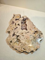 Large Pink Amethyst Geode Slab