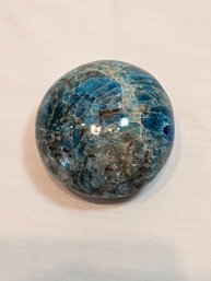 Blue Apatite Healing Palm Stone