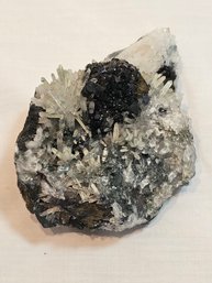 Quartz With Sphalerite And Pyrite