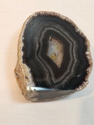 Black Agate Geode