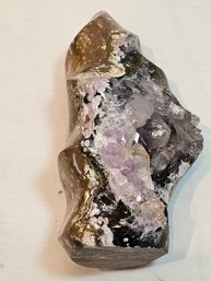 Amethyst Quartz Agate Polished Tower