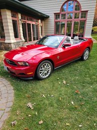 2012 Ford Mustang Convertible Manual Transmission V6