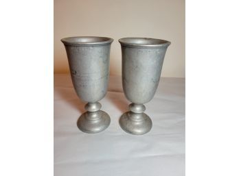 Pewter Goblets