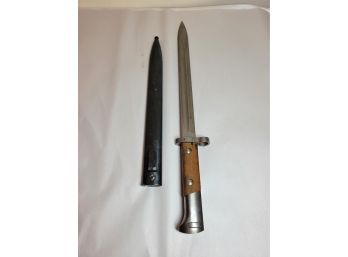 Czech Mauser Bayonet With Scabbard